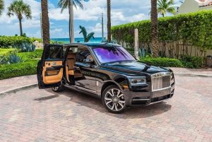 black rolls royce Cullinan available for rent by Rent & paradise Exotic & Luxury car rental