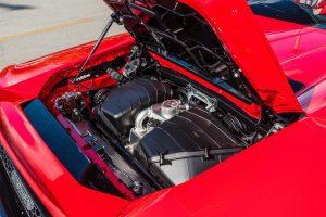 red lamborghini huracán evo engine