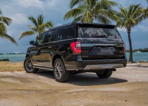 rear view of Ford Expedition rental