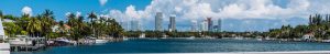 Miami Beach Florida skyline