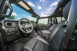 black jeep wrangler driver seat