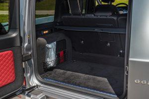 silver mercedes benz g63 trunk