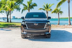 front view of Cadillac Escalade parked in south pointe