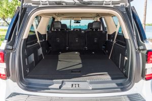 trunk space in the Ford Expedition rental